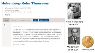 О Feia DFT Lecture 3 ThomasFermi Model and HohenbergKohn Theorems [upl. by Yettie780]