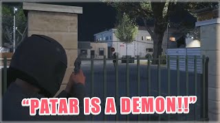 Louu Reacts to Patar POPPING OFF Against PD  Mandem NoPixel GTA RP [upl. by Remos]