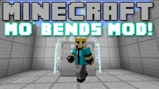 Minecraft Knees and Elbows Mo Bends Mod [upl. by Alleunamme]