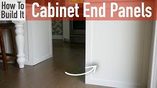 DIY Kitchen Cabinet End Panels [upl. by Ayota354]