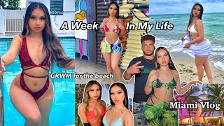 a week in my life GRWM for a Miami Trip [upl. by Bakerman]