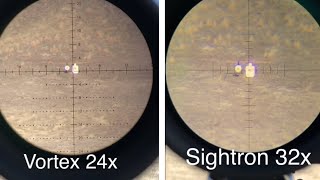 Scope Zoom Compared at 1 mile 1000 and 500 Yards [upl. by Eikcid608]