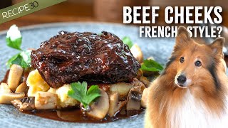 Simplified Braised Beef Cheeks Red Wine Jus [upl. by Cathie135]