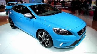 2013 Volvo V40 T5 RDesign  Exterior and Interior Walkaround  2012 Paris Auto Show [upl. by Cleopatra990]