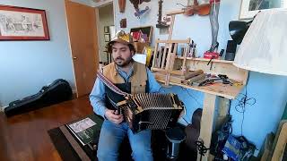 Bluemont Waltz Cajun Accordion [upl. by Neelyak]