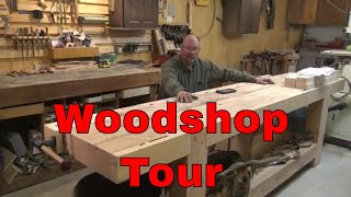 Woodshop tour  basement shop [upl. by Ressler760]