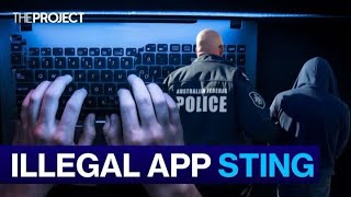 Aussie Arrested In Global Illegal App Sting [upl. by Vigen]