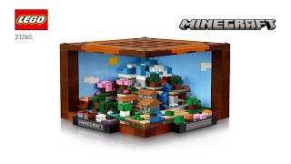 LEGO Instructions  Minecraft  21265  The Crafting Table [upl. by Hett]