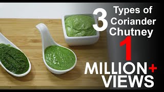 3 Ways to Make Green Chutney  Restaurant Style Coriander Chutney  CHEF HARPAL SINGH SOKHI [upl. by Retseh]