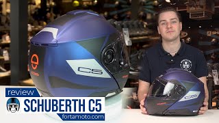 SCHUBERTH C5 motorcycle helmet Review  FortaMotocom [upl. by Turner858]