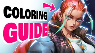 💎 NEW COLORING METHOD how to color your drawings [upl. by Malka818]