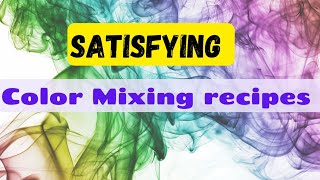 25 Satisfying color mixing recipes🎨🖌 How to make new color from primary colors  Paint mixing art [upl. by Eelynnhoj626]