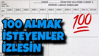 9Sınıf Fizik 2Dönem 1Yazılı [upl. by Afinom]