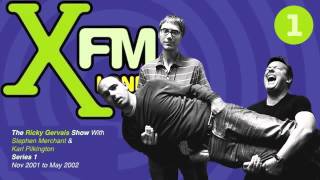 XFM The Ricky Gervais Show Series 1 Episode 4  His enormous jolly green knob [upl. by Ecnarolf]