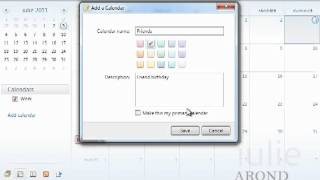 Using Windows 7  Add a Calendar [upl. by Chantalle]