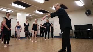 Finis Jhung Ballet Technique Glissade derrière for adult beginners [upl. by Brenna]