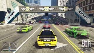 GTA Online Sports Car Showcase Downtown [upl. by Ettener900]