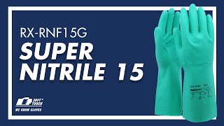 Rubberex™ Super Nitrile 15 RXRNF15G  Chemical Protection Glove [upl. by Harihs]