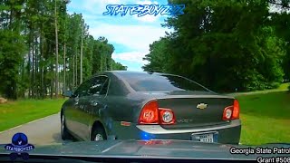 Chevy Malibu Takes GSP On High Speed Chase Through Troup County [upl. by Smailliw322]