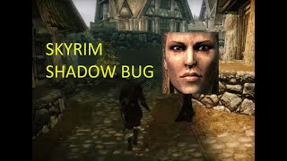 Skyrim bug shadowfix \ Скайрим проблема с тенямирешениеavi [upl. by Assital]