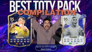 EAFC 24 BEST TOTY PACKS COMPILATION [upl. by Haon]