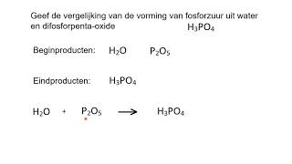 Het opstellen van reactievergelijkingen aan de hand een stukje tekst [upl. by Assyli920]