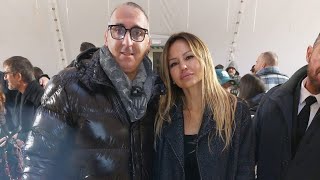 Deborah De Luca Veronica Simioli e Franco Ricciardi al Maradona esibizione prima di Napoli Juventus [upl. by Jocelin]