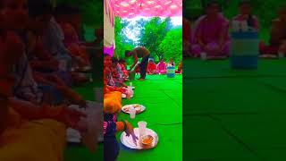 Prasadi grahan karte hueJNVke sare sadasya DurgaAshtami Bhandara [upl. by Getraer]