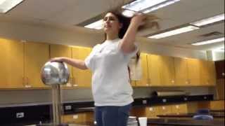 Van de Graaff generator in Mr Bartletts physics class [upl. by Enyalaj]