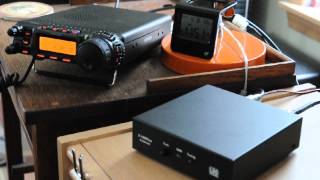 Yaesu FT857D and LDG Z100plus tuner  Slovenia contact [upl. by Adnalra]