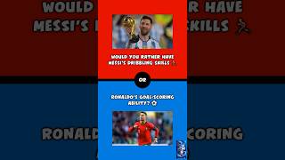 Would You Rather Football Legends Edition  Messi vs Ronaldo Beckham vs Pirlo ⚽ [upl. by Andros]