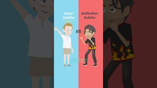 GUTER vs SCHLECHTER Schüler ⁉️shorts lernen schüler psychologie leben erfolgreich schule [upl. by Atterual906]