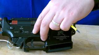 How to remove the gearbox of an M4 airsoft gun DOA [upl. by Etteragram]