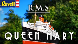 Revell RMS Queen Mary model showcase [upl. by Naehgem]