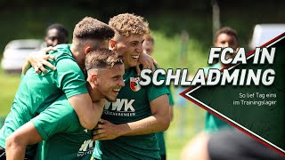 FCA in Schladming  Tag 1 im Trainingslager ⚽️☀️ [upl. by Laurianne]