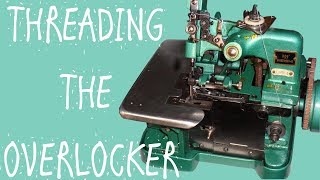 THREADING THE OVERLOCKER [upl. by Alyac]