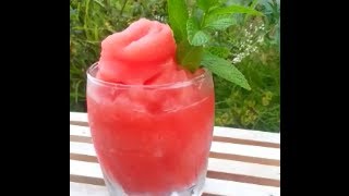 How to make a Watermelon Slushie recipe [upl. by Emixam]