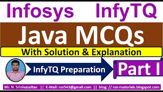 InfyTQ Java MCQs  Java MCQs for InfyTQ 2023  Java MCQs Solution amp Explanation  Java MCQs  Part1 [upl. by Llevron546]