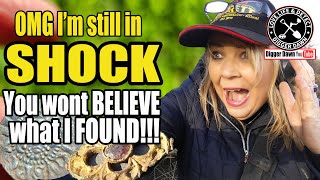 OMG SHOCKED  800 year old hammered coin and gold found metal detecting [upl. by Sacram]