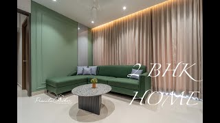 2 BHK Flat Interior Designed by Abhijit Kadam  Architecture amp Interior Shoots [upl. by Kaspar]