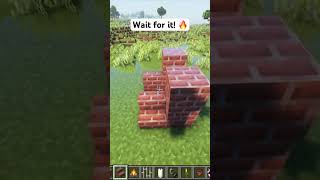 How to build a Fireplace in Minecraft shorts minecraftshorts minecraft [upl. by Cassandre997]