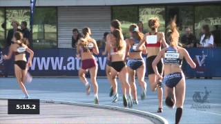 Zatopek10 2014 Women Under 20 3000m [upl. by Blodgett39]