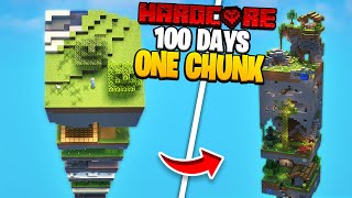 I Survived 100 Days on One Chunk in Minecraft [upl. by Kristofer]