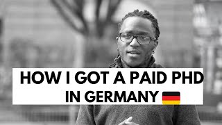 How to get a paid PhD in Germany 2024  DAAD Scholarship [upl. by Kuehnel]