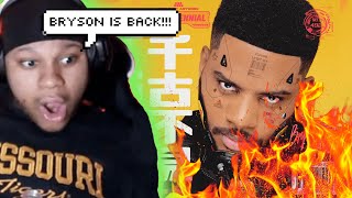 BRYSON IS BACK  Bryson Tiller  Bryson Tiller Reaction from the vault [upl. by Zeret257]