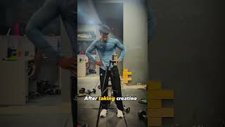 Side effects of creatine🥱instagram creatine motivation tranformation shorts [upl. by Gaul152]