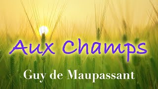 Livre audio  Aux Champs Guy de Maupassant [upl. by Matrona667]