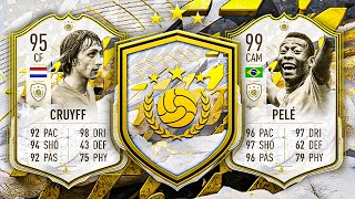 WIR ZIEHEN EINE 4 MILLIONEN ICON 50x GARANTIERTE MID ICON PACKS IN FIFA 22 [upl. by Otes]