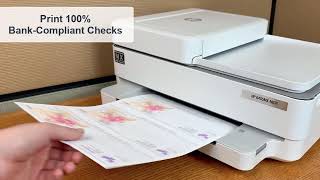 VersaCheck HP 6455MX AllInOne MICR Printer and VersaCheck Gold Software [upl. by Mast574]