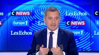 Gérald Darmanin  quotIl y a eu des problèmes de guérilla urbaine dans des manifestations sauvagesquot [upl. by Airod]